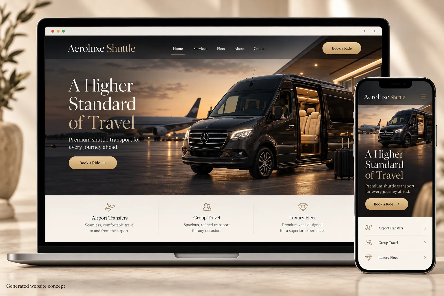 AeroLuxe Shuttle Presented concept