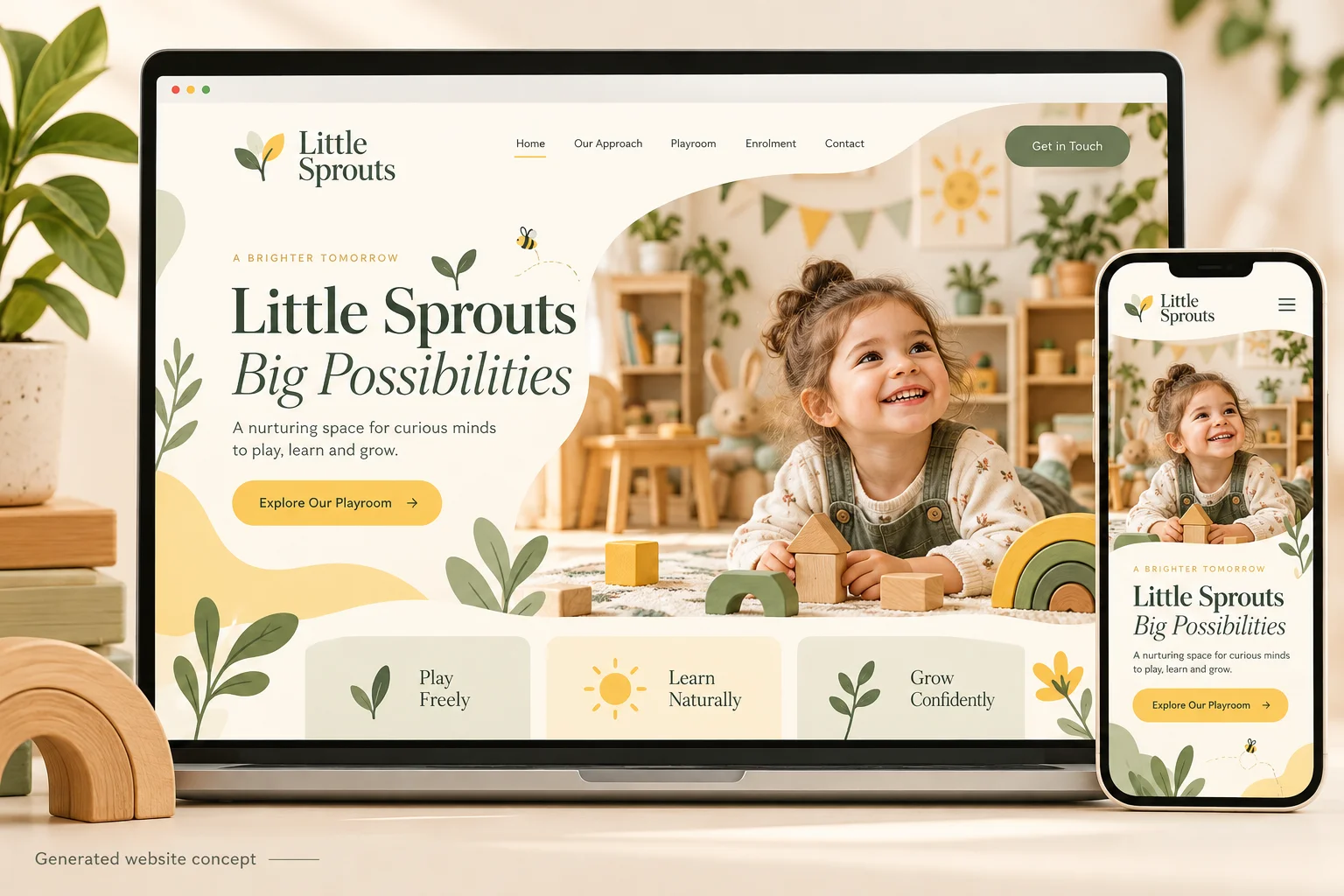 Little Sprouts Presented concept