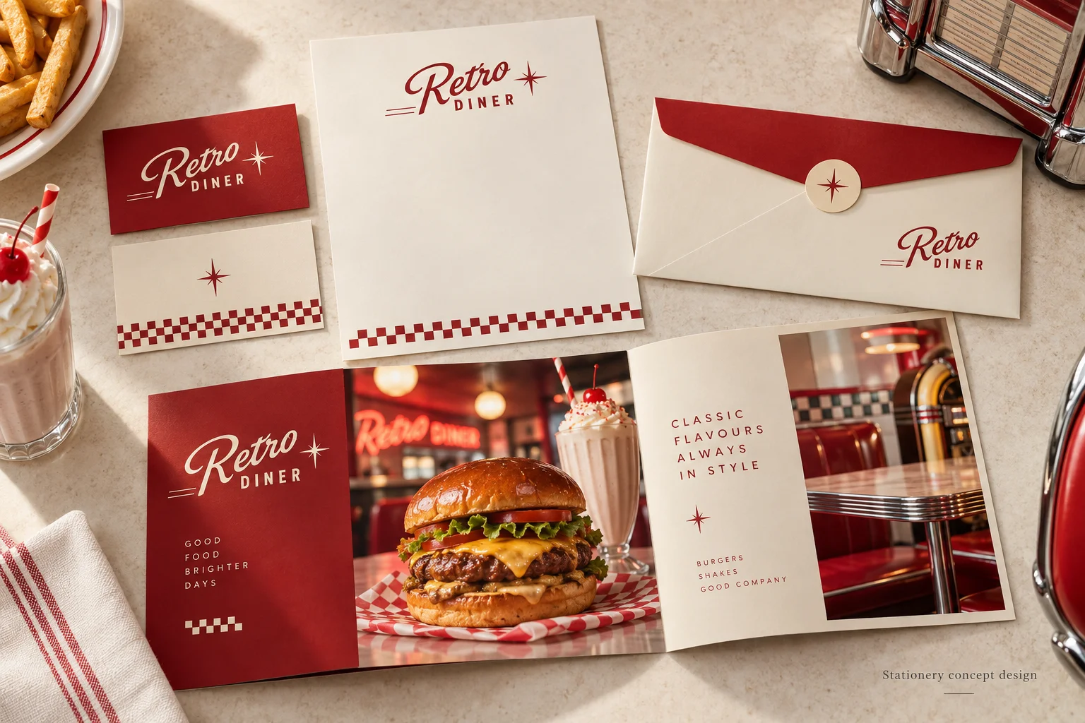 The Retro Diner Presented concept
