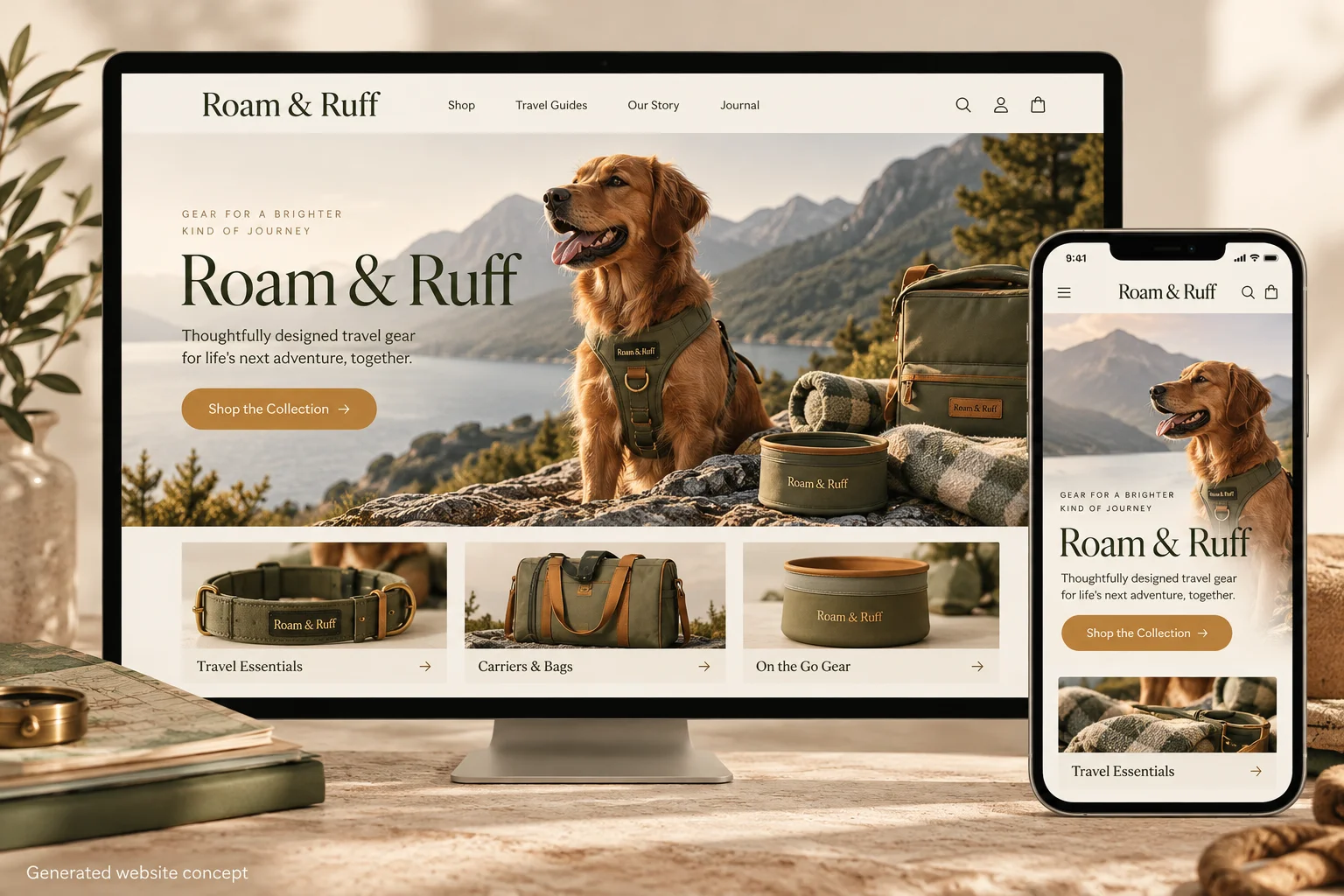 Roam & Ruff Presented concept