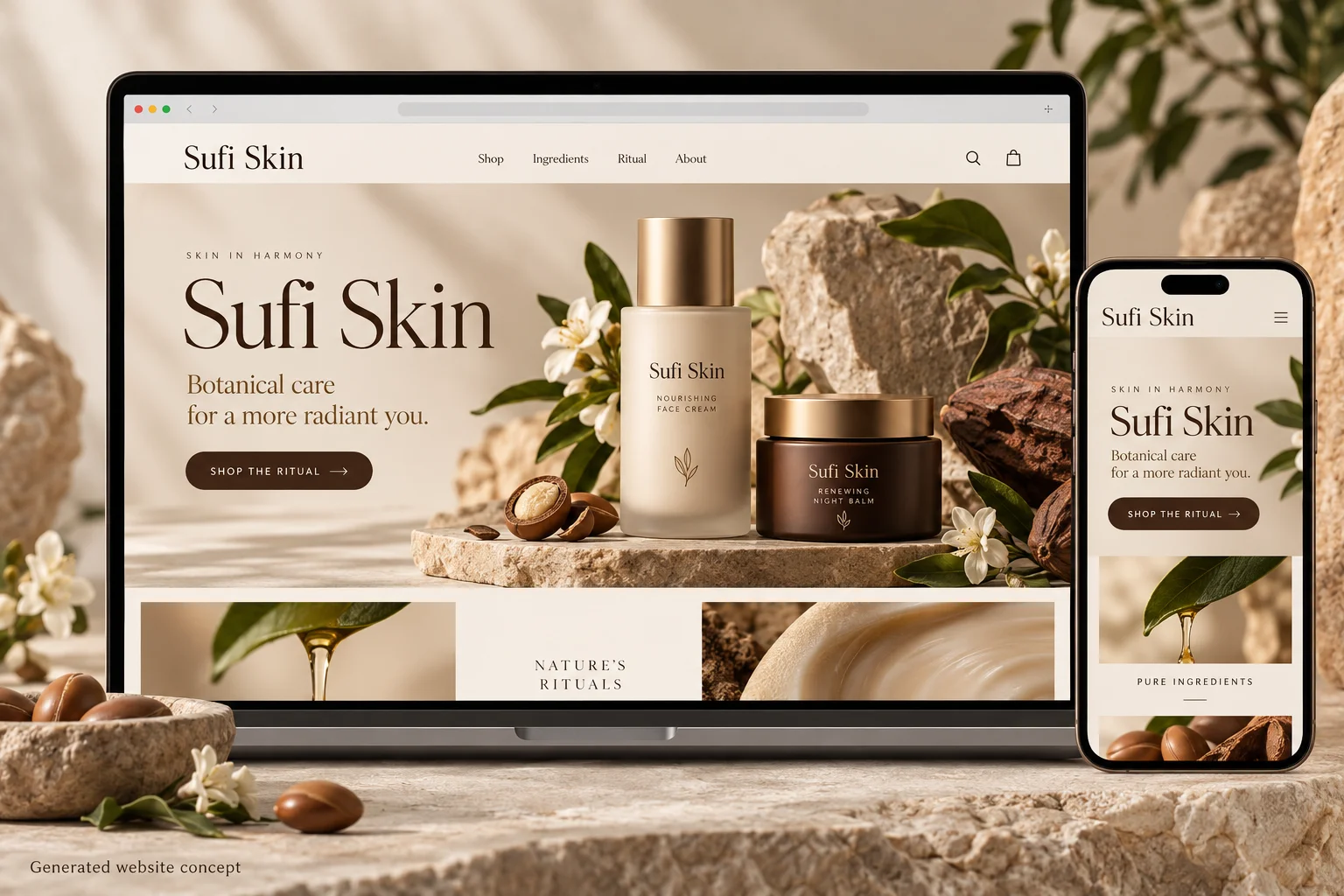 SUFI Aesthetics Lounge Presented concept
