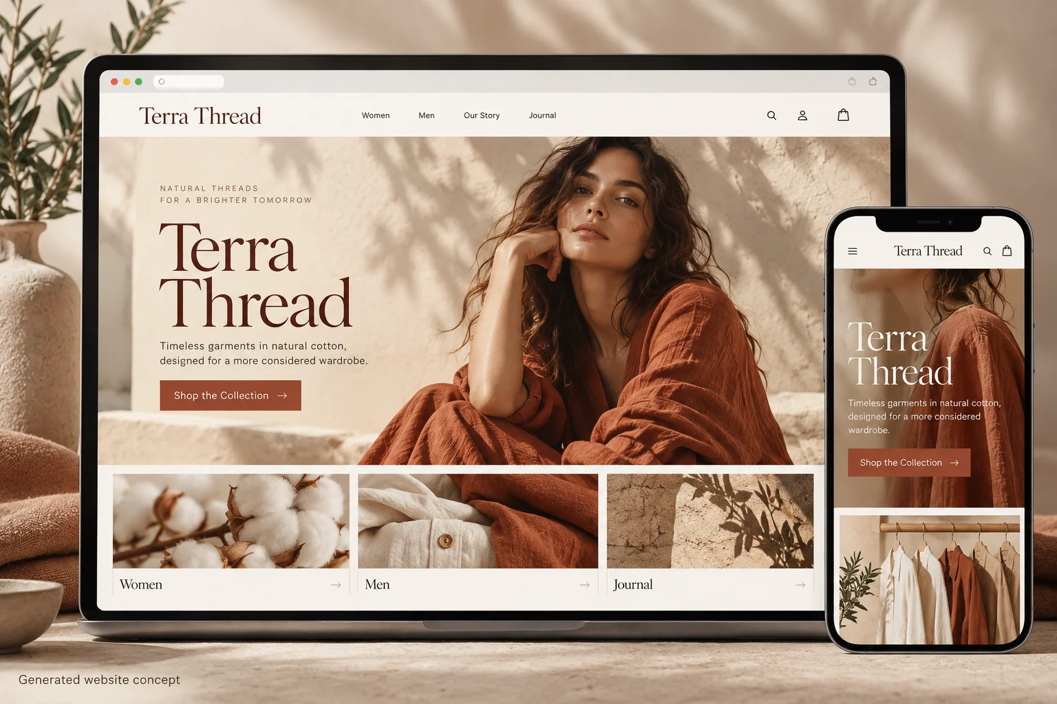 Terra & Thread Presented concept